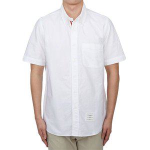 [톰브라운](김해점) 남성 반팔 셔츠 MWS239E F0313 100
