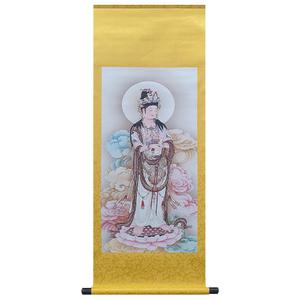 관세음보살 부처 그림 족자 관음보살 관자재보살 불교 미술 족자 대형