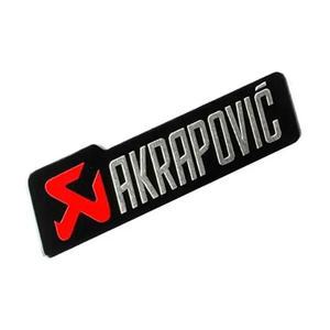 3D 알루미늄 오토바이 스티커 데칼 Akrapovic 배기 머플러 자동차 모토 장식 배지 엠블럼 범퍼 스티커 라벨