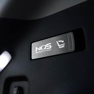 2025 스포티지 NQ5 페이스리프트 메탈 2열 시트 폴딩 레버 커버 튜닝 용품