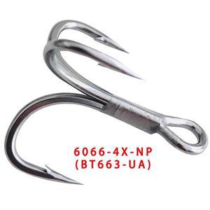 6066-4X-NP bkx UltraAntirust 트레블 훅 낚시 1/0 - 8 # 바닷물