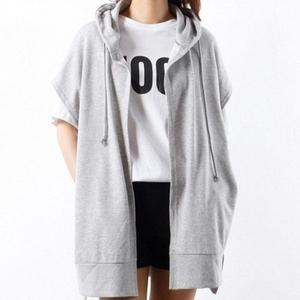 후드 조끼 빅사이즈 캐주얼 오픈 3061326S