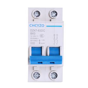 DC 2P 회로 차단기 보호 Switch3A-125A 공기 스위치 12v-125v 태양 광 트램 배터리 보호기