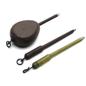 찌케이스 잉어 낚시 갈색 녹색 QC PVA 가방 줄기 크기 70/85mm 미끼 도구 팝업 부리 물고기 태클