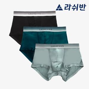 [라쉬반 프리미엄] 남자팬티 셀루켓 액티브 프리 3종