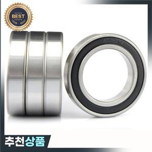 고무 밀봉 깊은 홈 볼 베어링 스틸 6002RS 15x32x9mm 20 개
