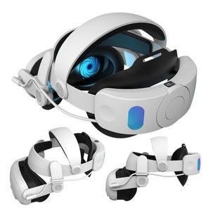 VR 용품 메타 오큘러스 퀘스트 3 용 헤드 스트랩 VR 재생 시간  조절식 엘리트 6000mAh 배터리