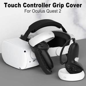 VR 용품 Quest 2 컨트롤러 핸들 커버 액세서리와 호환되는 너클 스트랩 디자인  그립 보호대