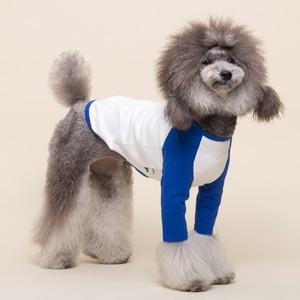 그랑나랑 딥블루 M 강아지옷 고양이옷 강아지올인원 대형견옷 애견옷 강아지실내복 강아지명품옷