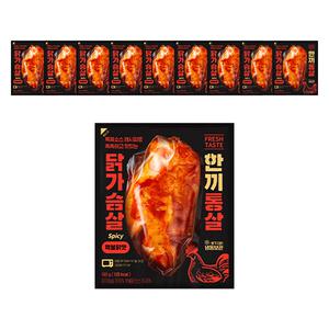 [장보기]한끼통살 통살 닭가슴살 핵불닭맛 1000g(100g, 10입), 1개
