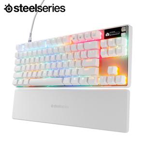 국내정품 스틸시리즈 Apex Pro TKL Gen 3 White US 에이펙스 프로 3세대 텐키리스 화이트 키보드