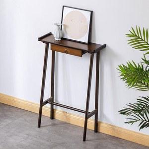 미니 테이블 콘솔 사이드 로비 60x32cm 거실장 입구 베드 거치대 트레이 엔틱 커피