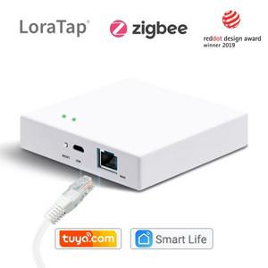 투야 스마트봇LoraTap 스마트 홈 Tuya ZigBee 게이트웨이 허브 브리지네트워크 인터페이스 포함 라이프 앱