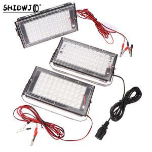 오토바이 조명 용품 LED 투광 조명등 방수 화이트 DC 12V RGB AC 220V 가로등  조명 50 W 100W