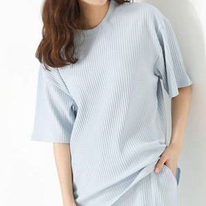 [기타]ST220356 트레이닝복 통바지 허리밴딩 세트 반팔 운동 후드티