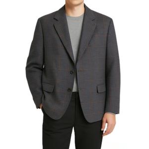 [롯데백화점]맨잇슈트 품절임박)고급 세미오버핏 봄여름 네이비 글렌체크 콤비재킷 dr4435