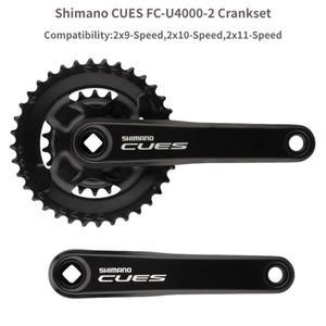 shimano CUES FC-U4000-2 크랭크셋 2X9단 2x10단 사각 자전거