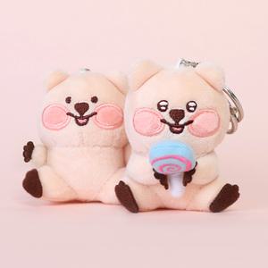 베이비 꽃카 쿼카 가방고리 인형 키링 8cm