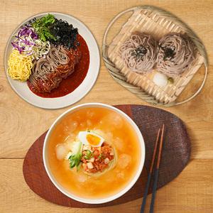 한반김치말이국수+오봉집막국수+살얼음동동냉메밀소바