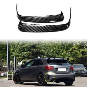 벤츠 W176 A200 A250 A45 AMG 2013-2018 리얼카본 리어 범퍼 스플리터 사이드 스포일러 윈드 나이프 악세사