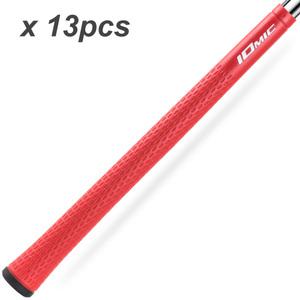 13개 IOMIC STICKY 2.3 골프 그립 범용 TPE 골프 그립 골프 우드 그립 아이언