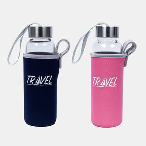 휴대용 유리물병 투명 내열 유리 텀블러 300ml