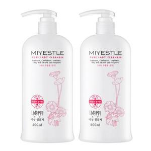 미에뜰 순수 여성청결제 500ml 1+1 대용량