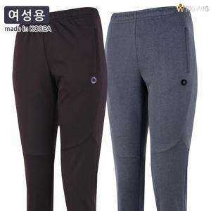 [더빅보스]AT 여자 무지 트레이닝_봄 가을 국산 기본 밴딩바지