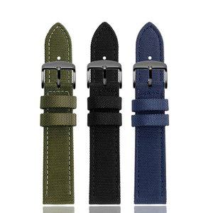 방수 캔버스 시계 밴드 카시오 포레스터 클래식 레트로 숲 남자 FT-500WC-3B / 5B 나일론 스트랩 19mm 팔찌