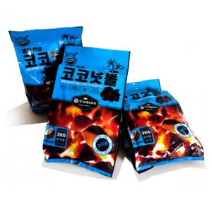 [밝은참숯]캠핑용 바베큐 코코넛숯 야자숯 2KG