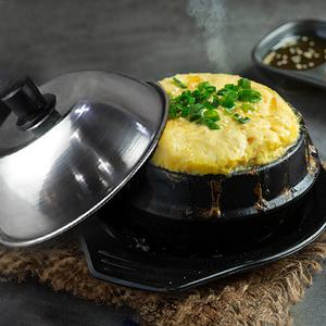백종원 폭탄 계란찜기 스텐뚜껑+뚝배기+받침 세트 (3-4인용,폭탄계란찜)
