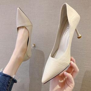 [OFM88476]여성 베이직 뾰족코 굽9CM 펌프스힐 하이힐