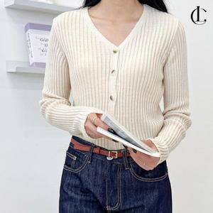 [OFM80998]여성 브이넥 가디건 LDZ1015 골지니트 니트티