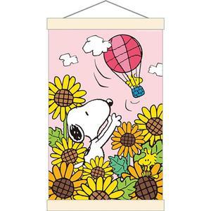[OFM6QO13]스누피 해바라기  행잉  보석십자수 원형 20x30