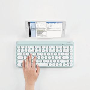 [XBFGML0M]타자기 감성 레트로 미니 블루투스 키보드 민트