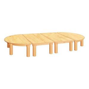 [RGL6Q546]H24 유치원책상 1 안전 원목 영아 책상 240mm