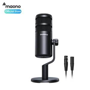 [마오노]PD100 팟캐스트 방송용 유튜브 녹음용 XLR 다이나믹 블랙 마이크
