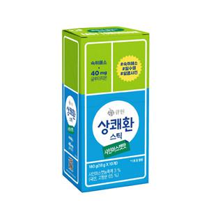 큐원 상쾌환 스틱 샤인머스캣맛 180g (18g *10개) /숙취해소