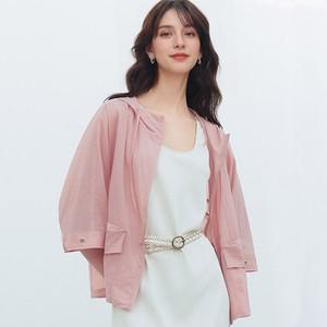 [최초가 89 000원]라일리 후드 아노락 시스루 점퍼