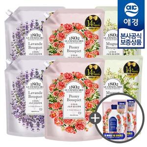 르샤트라 고농축 섬유유연제 리필 1.6L x6개 +르샤트라 세제200ml 2개증정