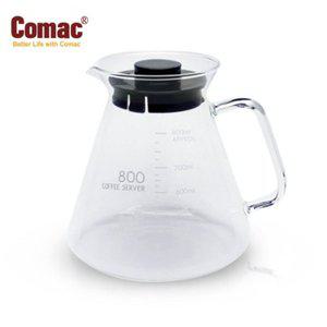 [기타]코맥 유리 커피서버 포트 드립주전자 800ml (G6)[ 커피서버,드립주전자,드립서버,드립포트]