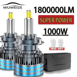 WUWEIZE 360 자동차 전조등 전구, 오류 없는 3D LED 조명, Canbus 9005 HB3 9006 HB4 H1 H7 H4 H11 12V 24V