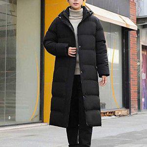 [셀러허브 1][HYIJXKL3_4B]퍼안감 야상패딩 여자 롱패딩 소매밴딩