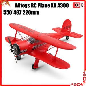 Wltoys RC 비행기 리모컨 글라이더, 브러시리스 무인 항공기 모형 장난감, XK A300, 4 방향 2 날개
