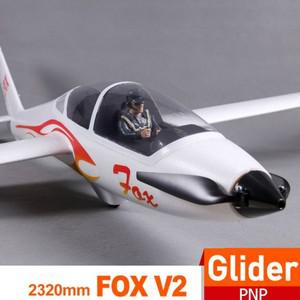 FMSRC 플랩 장착 FOX V2 글라이더, 5CH 3S PNP 빅 사이즈 트레이너, 비행기 리모컨 모델, 항공기, 에이비온