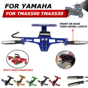 야마하 오토바이 후면 번호판 홀더 브래킷 및 방향 지시등, TMAX530 TMAX500 TMAX 530 T-MAX 500 액세서리