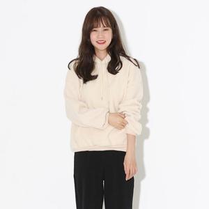 여성 3컬러 여자 겨울 양털후드티셔츠 박스양털후드티
