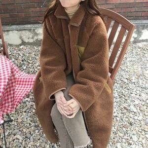 [오노마] ONM 레트로 플리스 후리스 롱