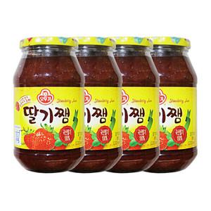 오뚜기 딸기쨈 850g 4개 딸기잼 토스트 식빵