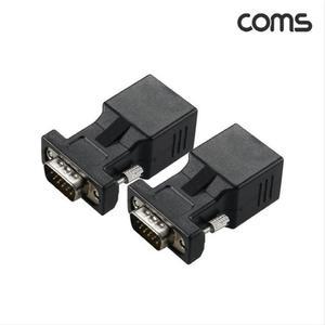 [BZJLGBKK_4C]VGA to RJ45 F 젠더 세트 2개입 영상 RGB